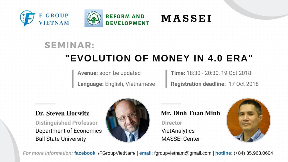 Seminar: Sự tiến hóa của tiền tệ trong kỷ nguyên 4.0