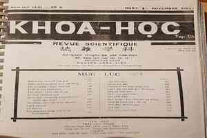 Khoa học tạp chí và nhà khoa học Nguyễn Công Tiễu (II)